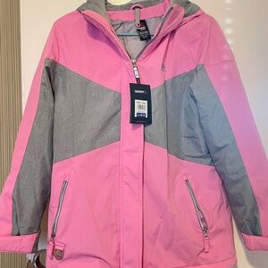 Gerry Weber Pink and Gray Hooded Jacket